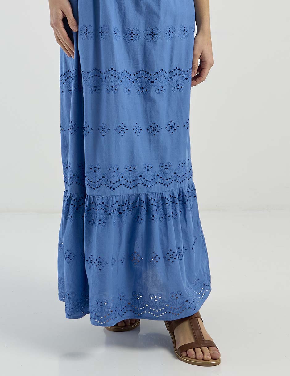 Vestido largo casual para mujer