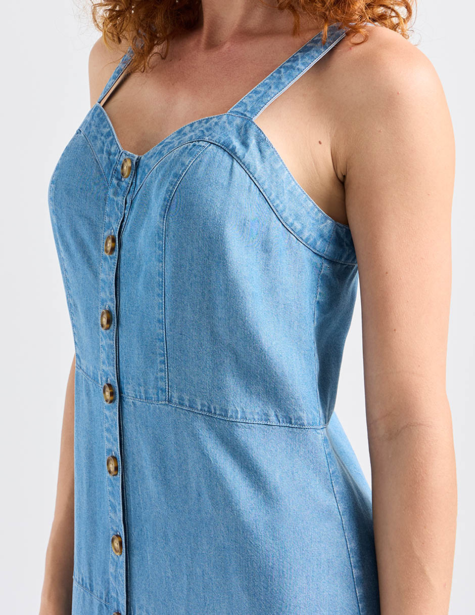 Vestido largo casual para mujer