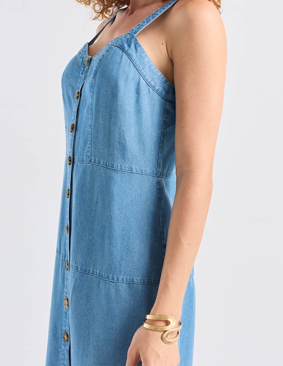 Vestido largo casual para mujer