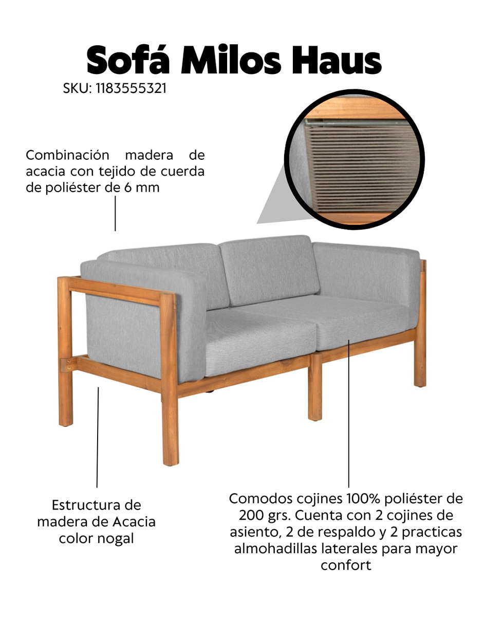 Love seat Haus Outdoor Milos