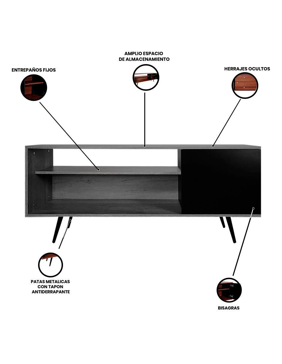 Mueble de TV armable Nova de melamina 2