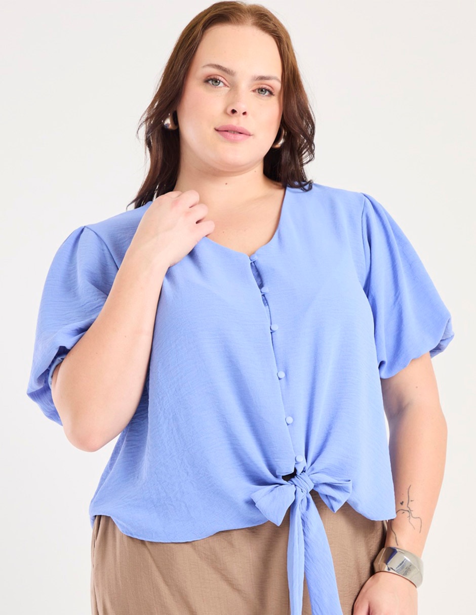 Blusa manga corta para mujer 1