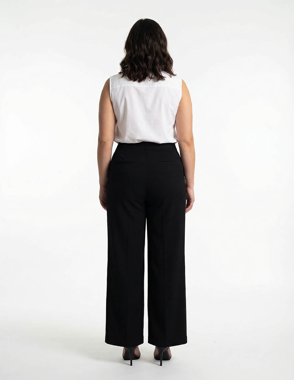 Pantalón de vestir map relajado para mujer