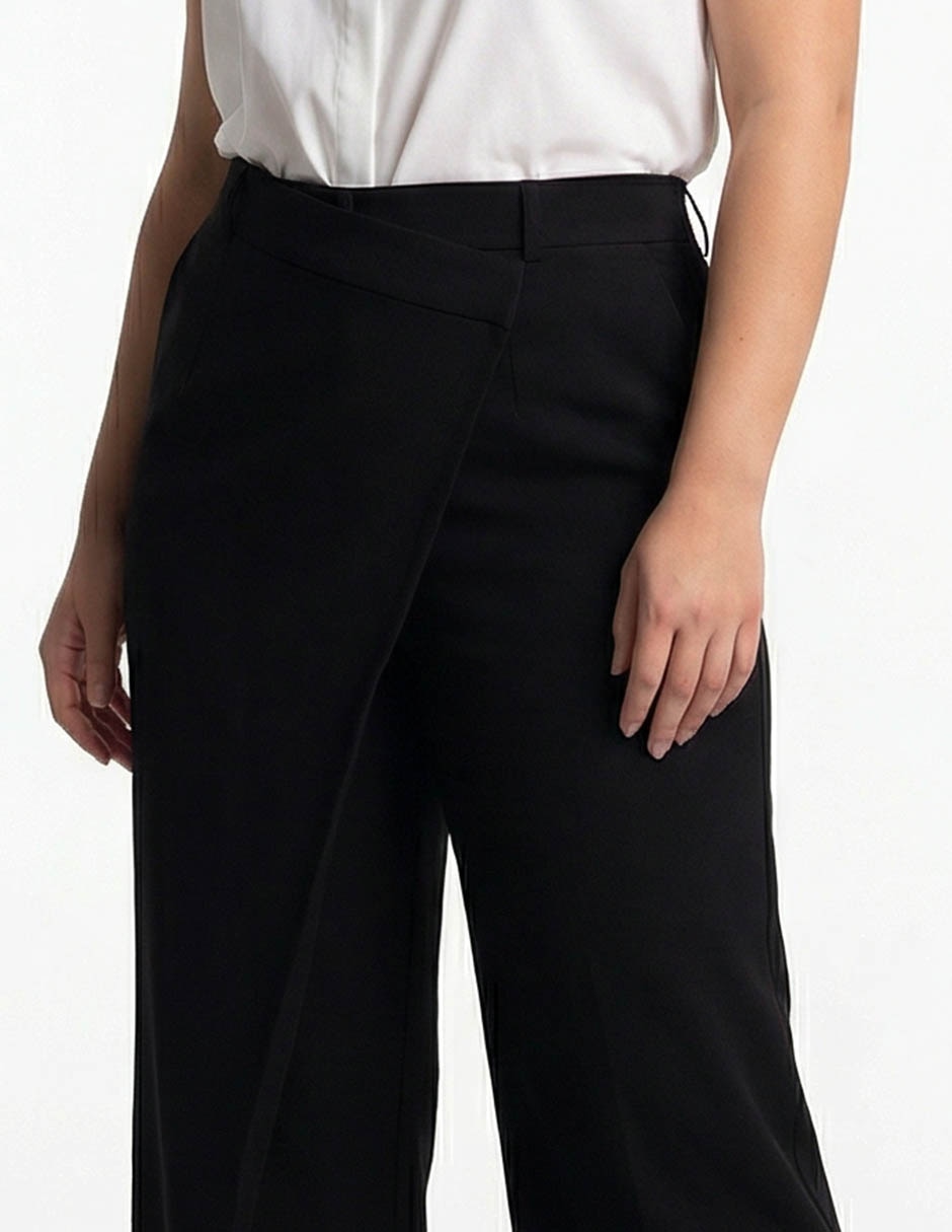 Pantalón de vestir map relajado para mujer
