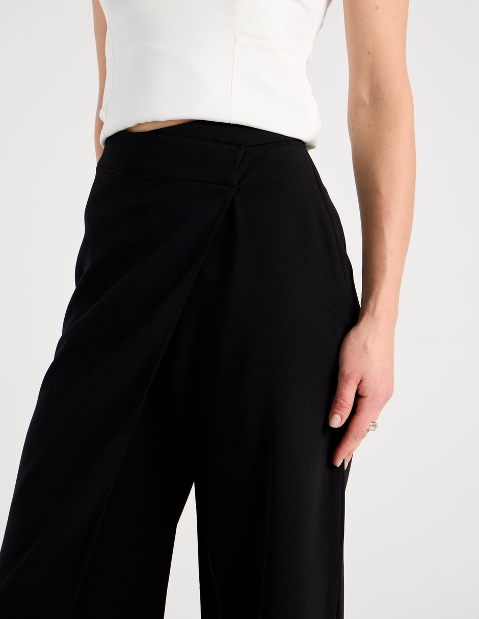Pantalón de vestir map relajado para mujer