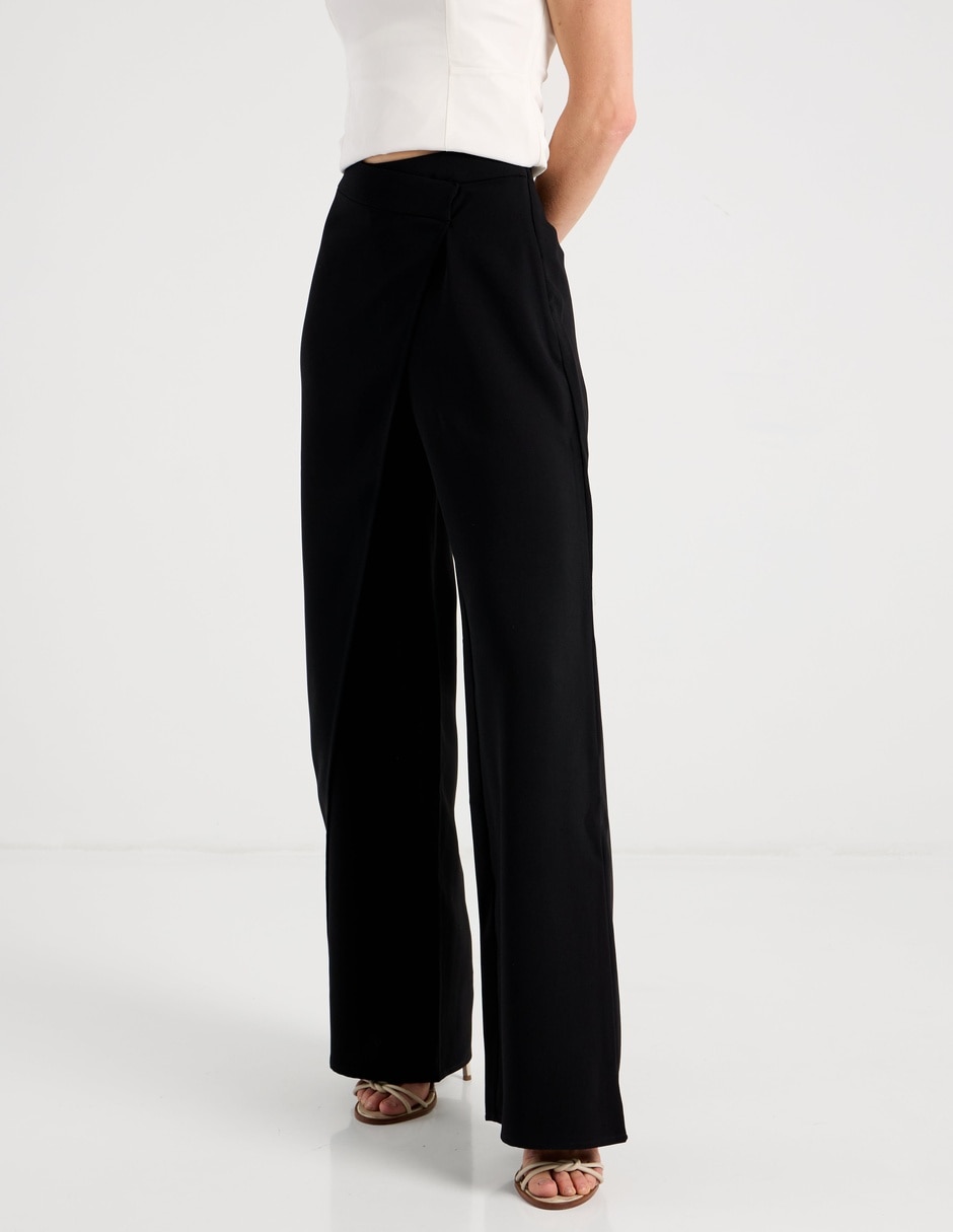 Pantalón de vestir map relajado para mujer