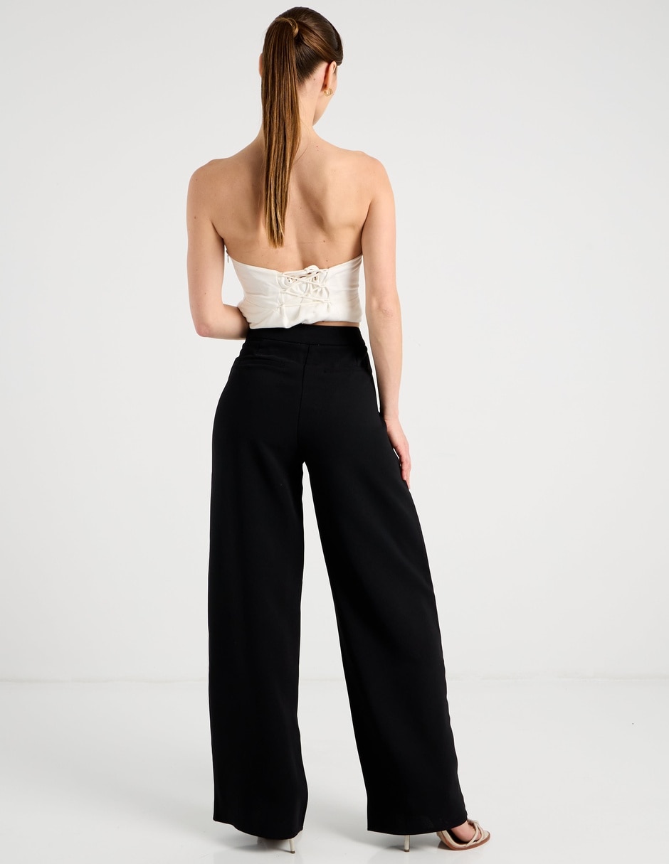Pantalón de vestir map relajado para mujer