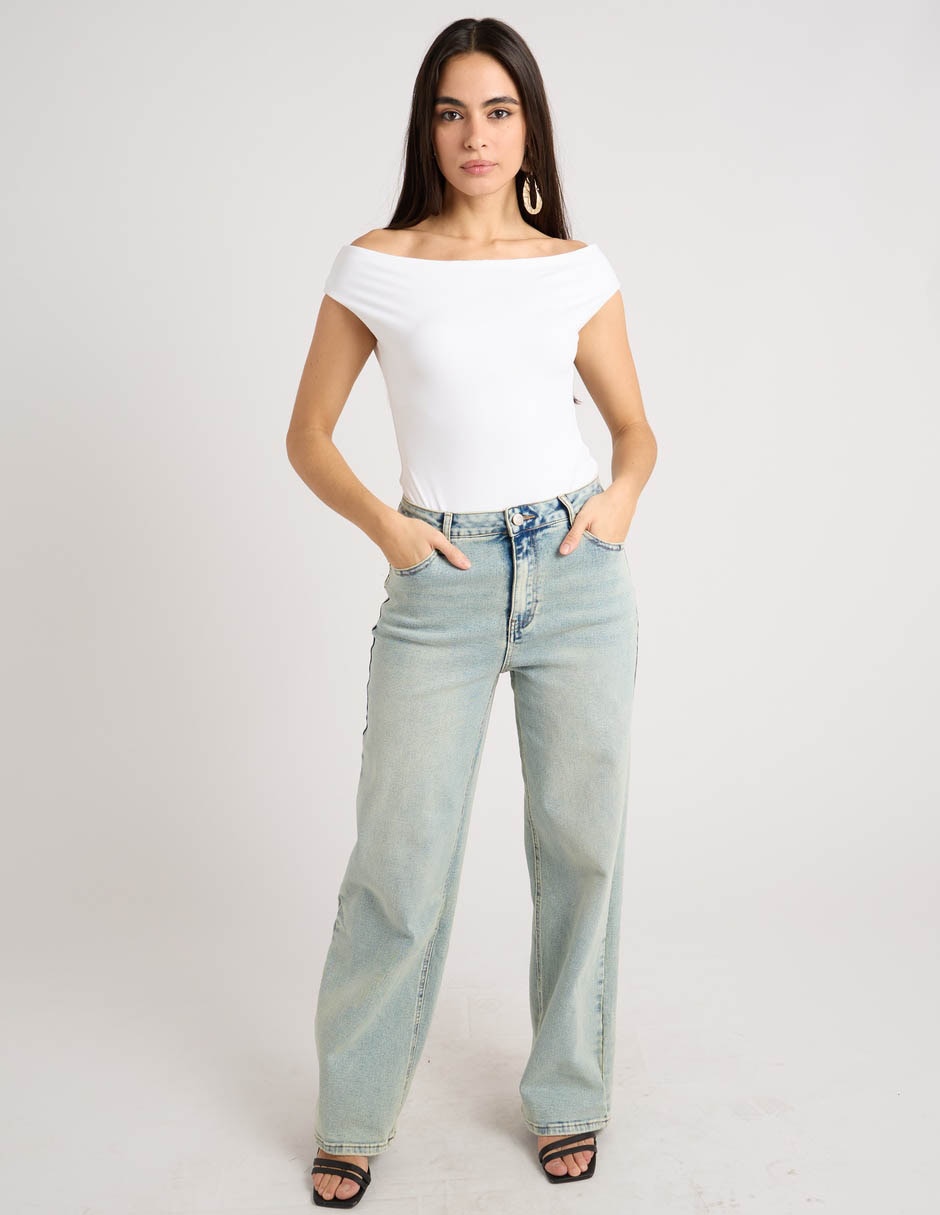 Jeans amplio para mujer 2