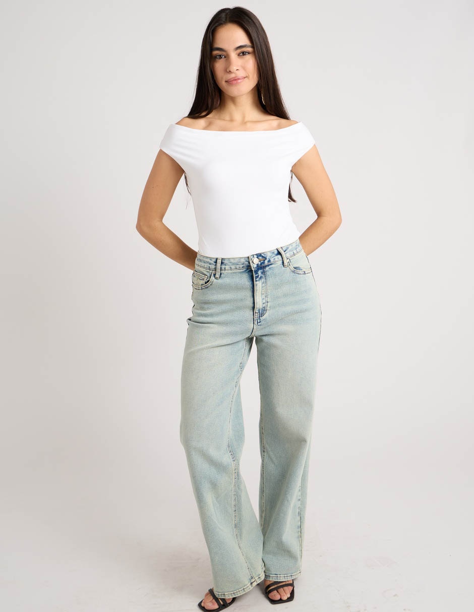 Jeans amplio para mujer 3