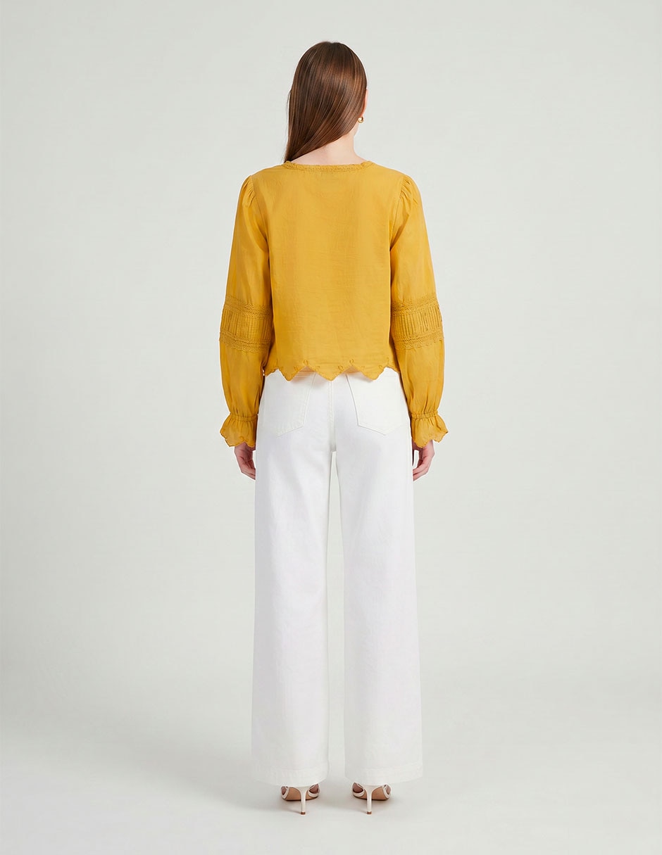 Blusa manga larga para mujer 2