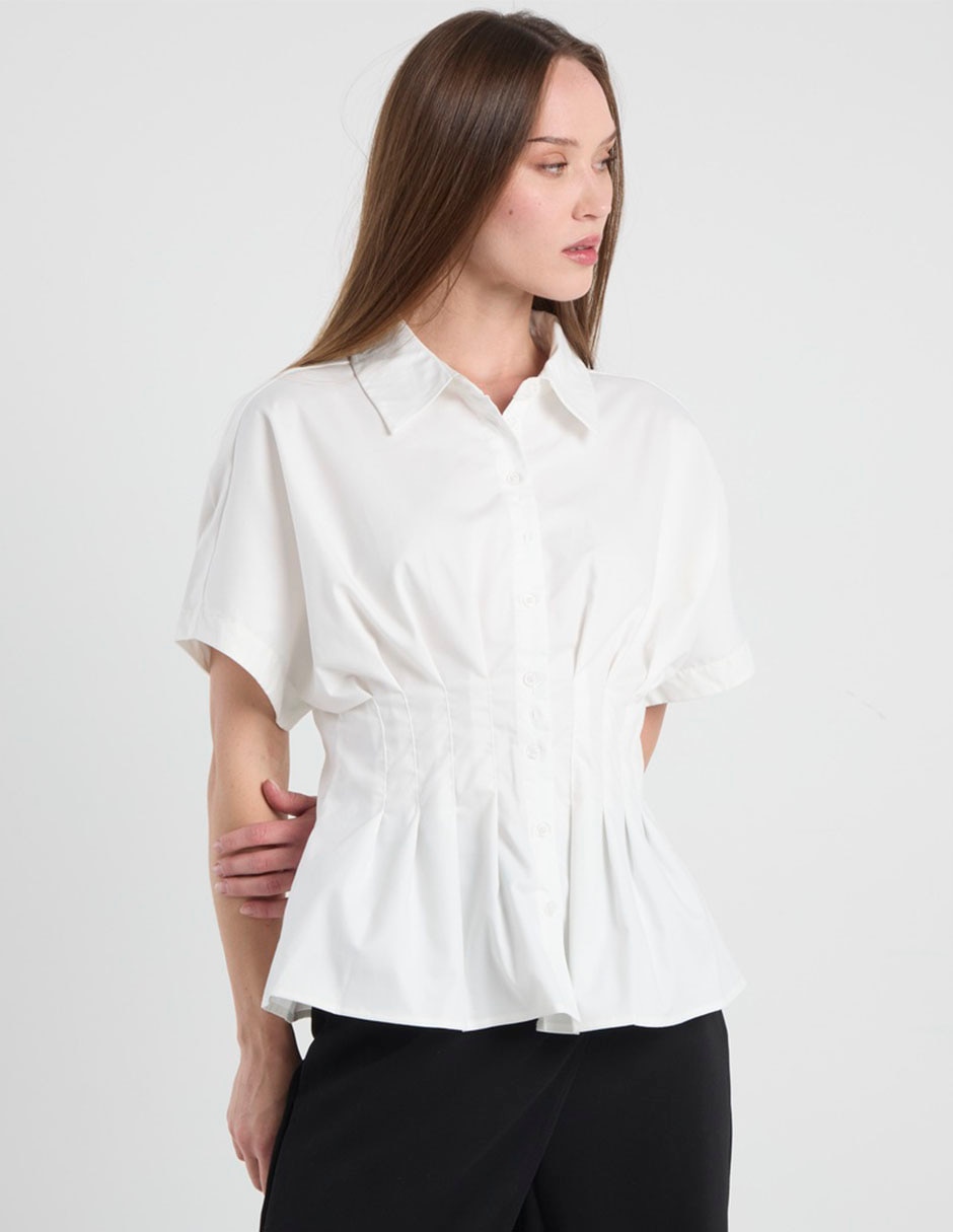 Camisa manga al codo para mujer 7