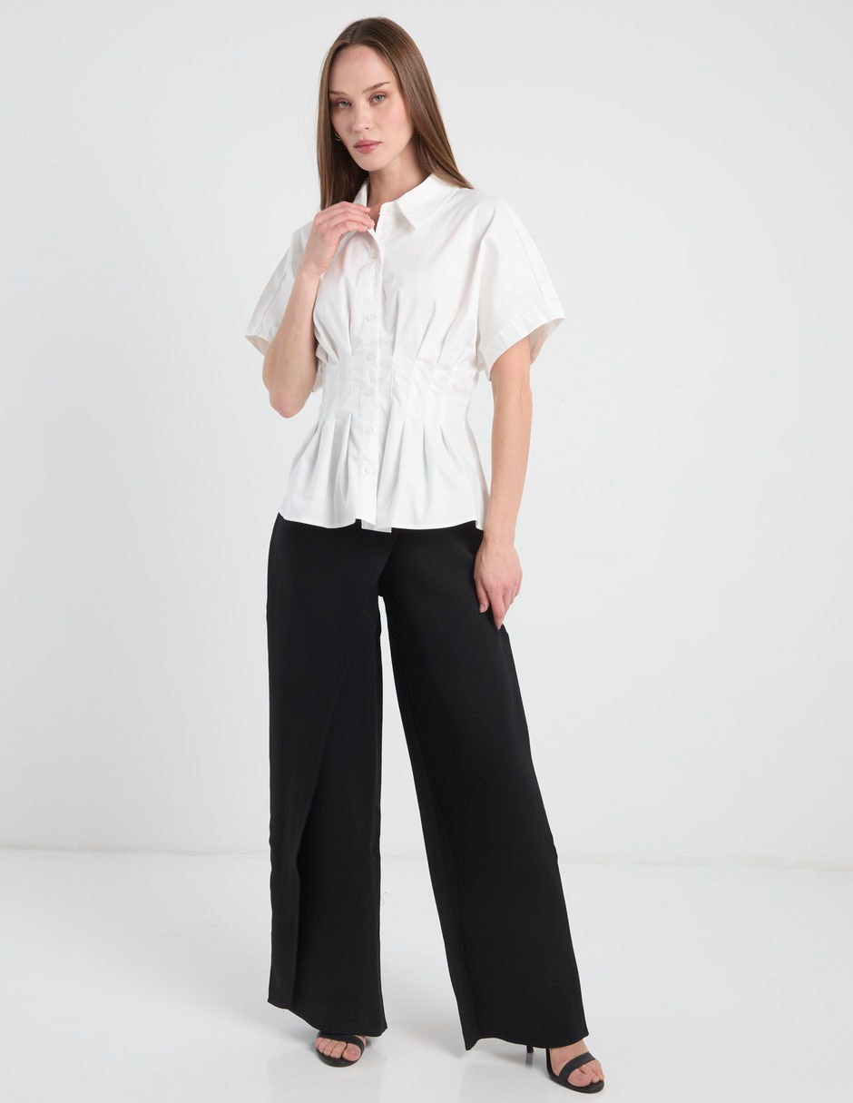 Camisa manga al codo para mujer 8