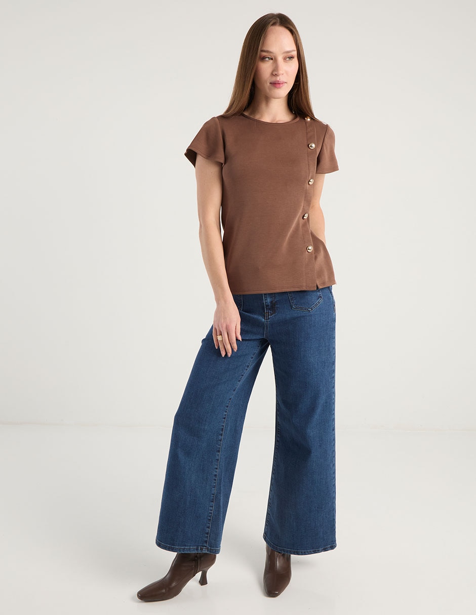 Jeans acampanado para mujer 2