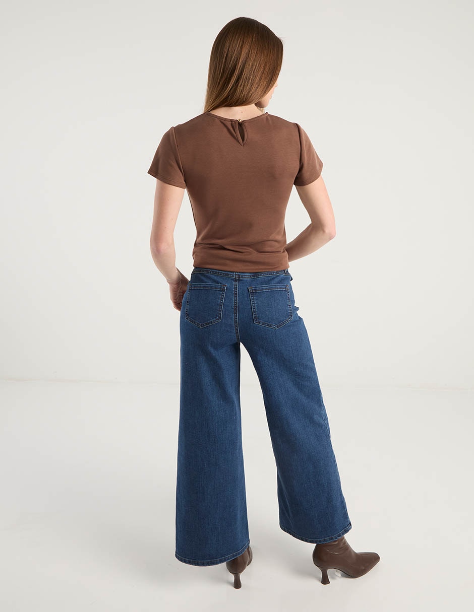 Jeans acampanado para mujer 6