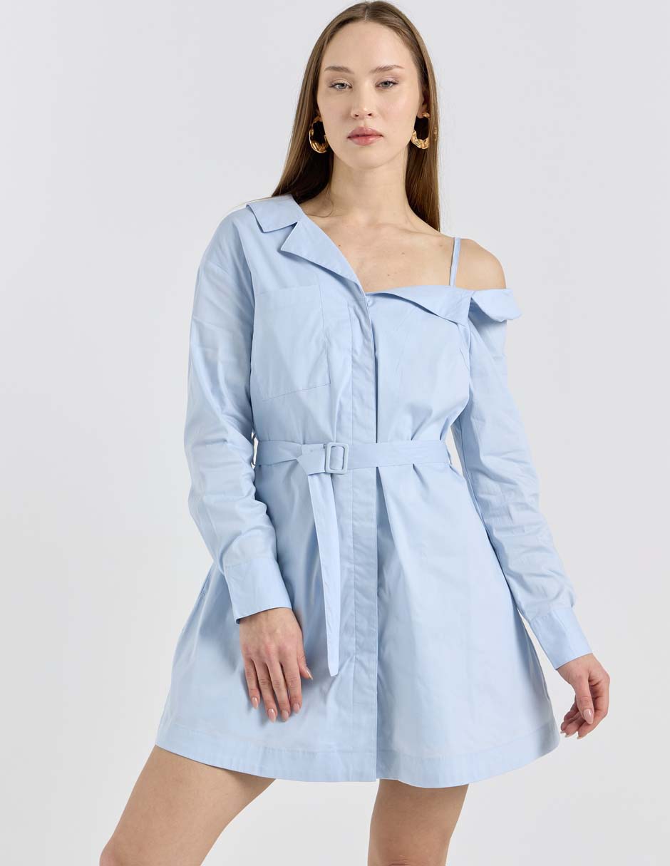 Vestido corto casual Map para mujer
