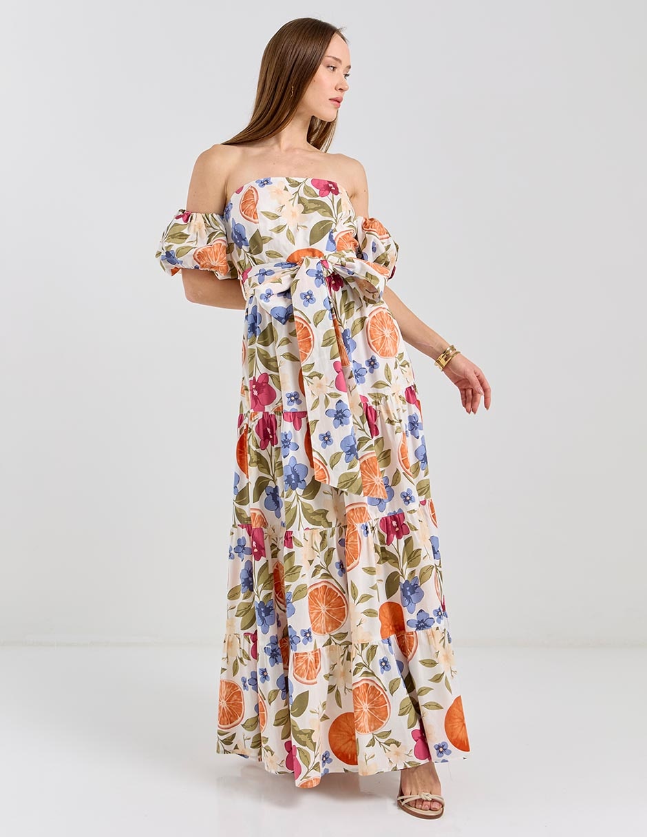 Vestido largo casual para mujer