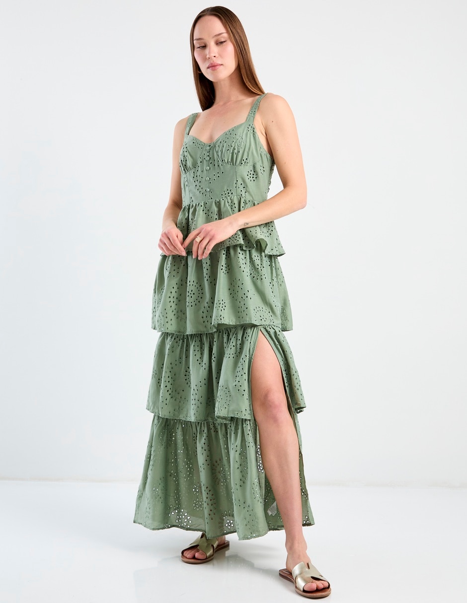 Vestido largo casual para mujer 3