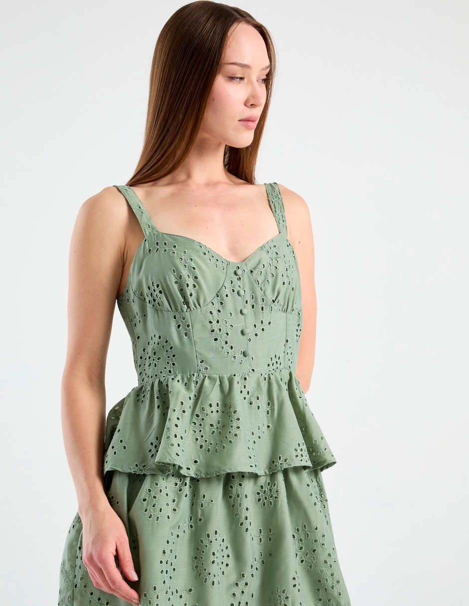 Vestido largo casual para mujer 4