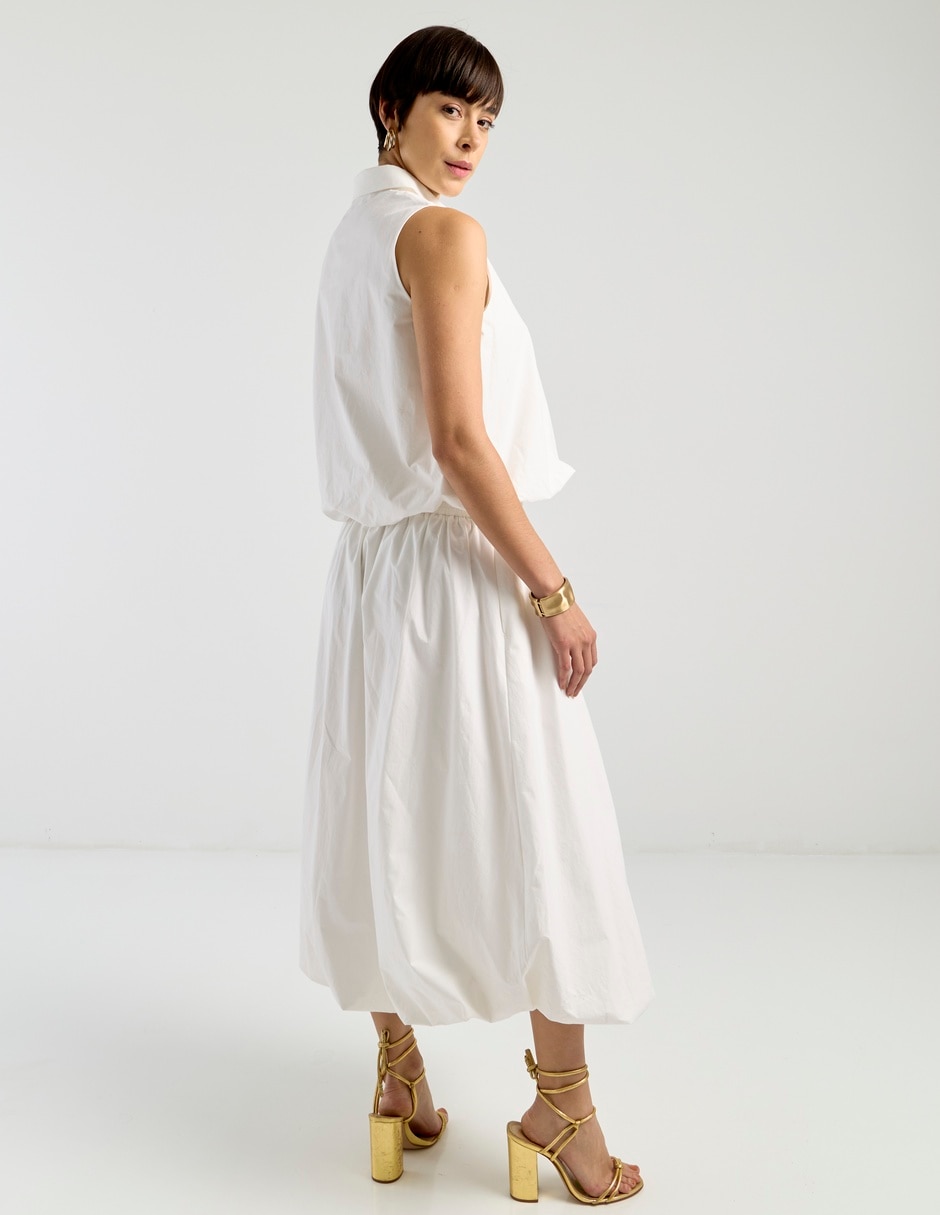 Falda crop Map a la cintura