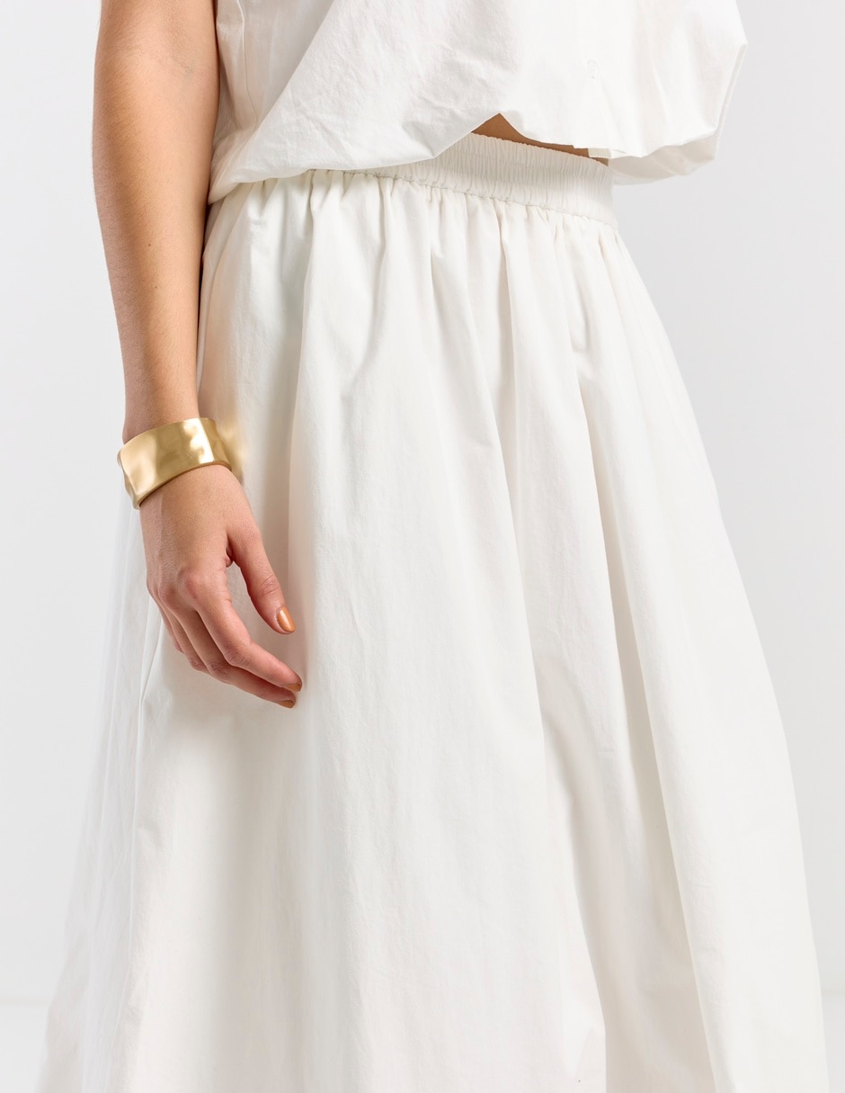 Falda crop Map a la cintura