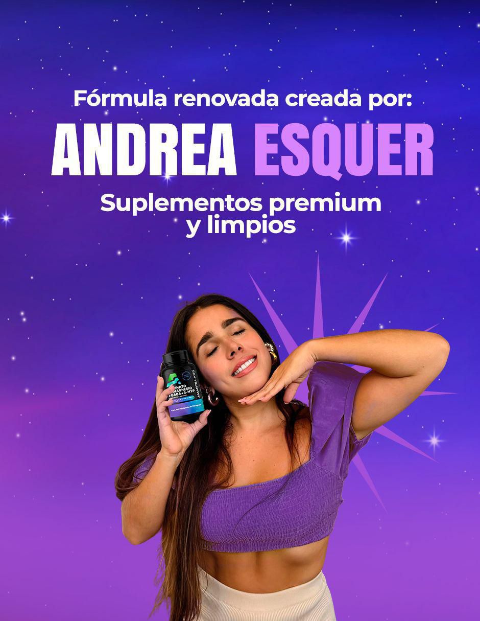 Glicinato de Magnesio + Gaba + 5-HTP Amarte Labs de 60 cápsulas