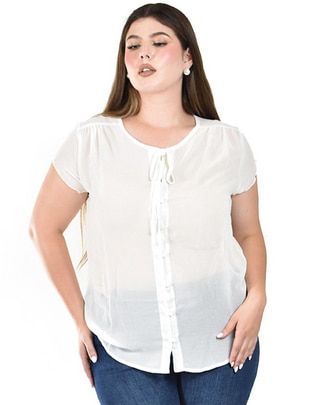 Blusa manga corta para mujer 1