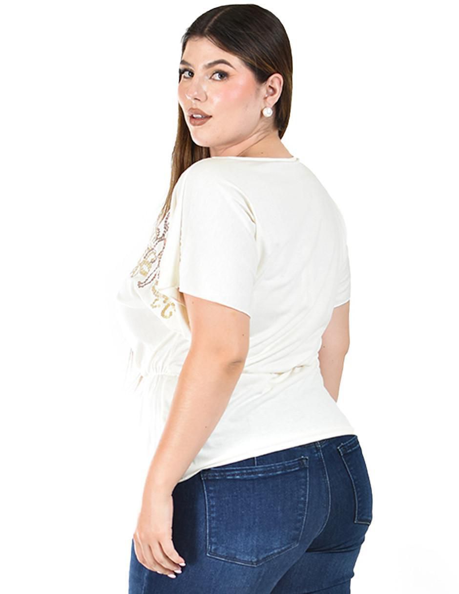 Blusa manga corta para mujer 8