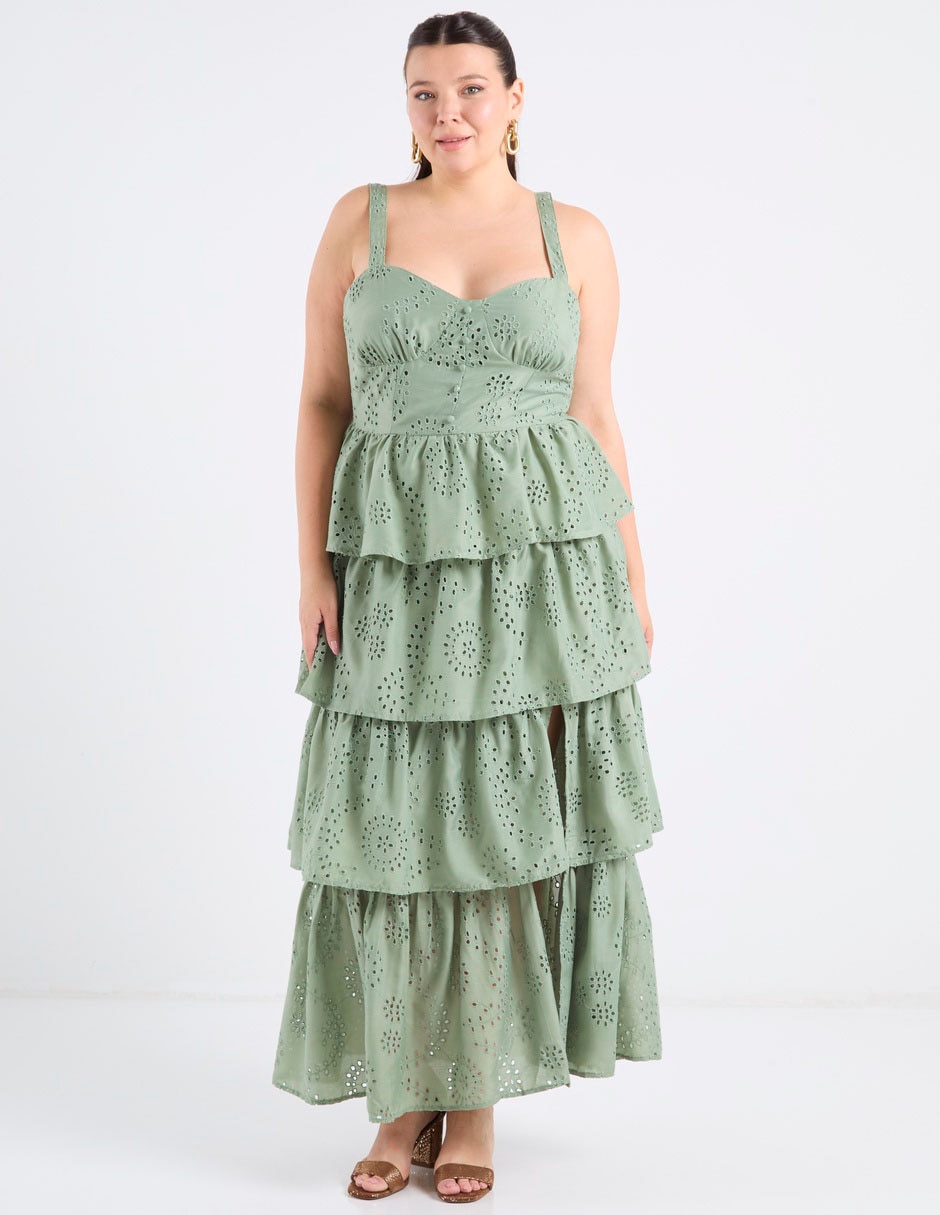 Vestido largo casual para mujer 3