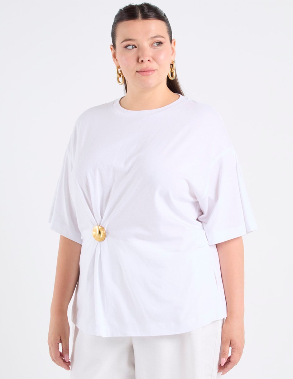 Blusa manga al codo para mujer 2