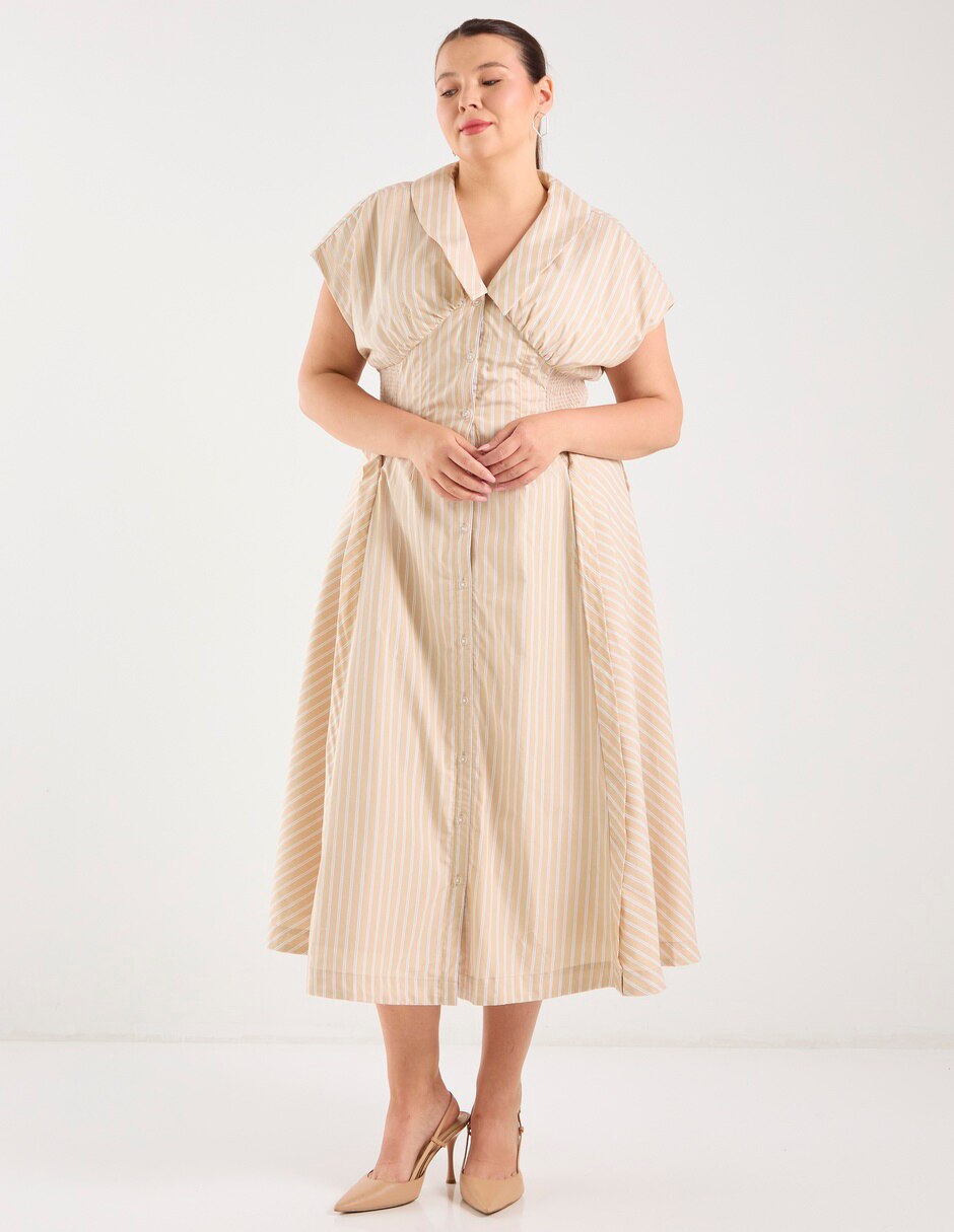 Vestido midi casual para mujer