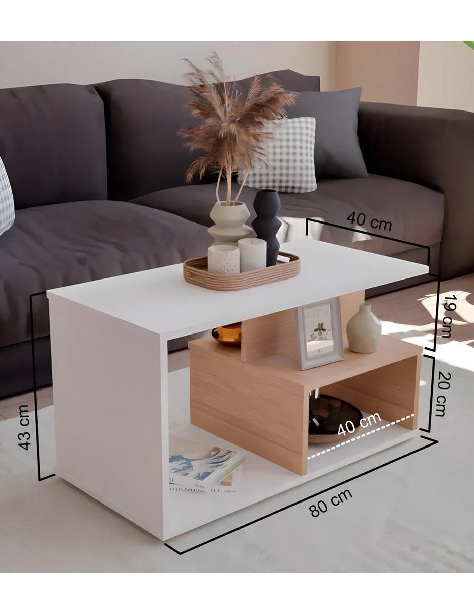Mesa de centro armable 8