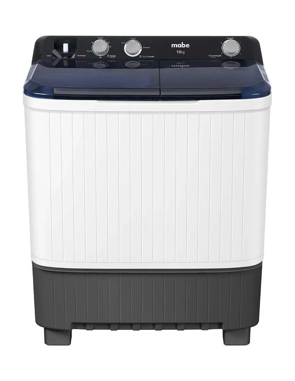 Lavadora doble tina Mabe 13 kg semiautomática carga superior lmdx3123hbab0