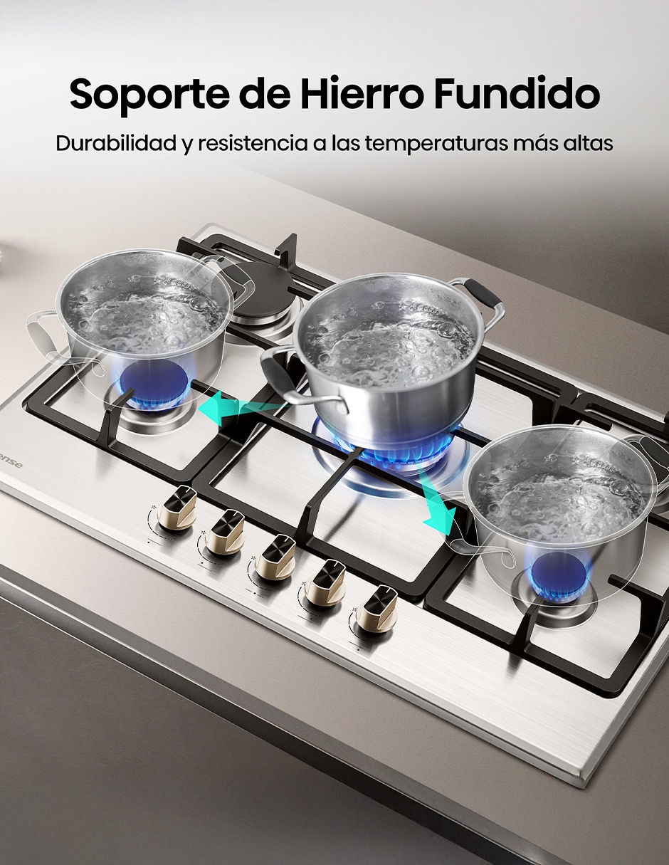 Parrilla a gas lp empotrable 7