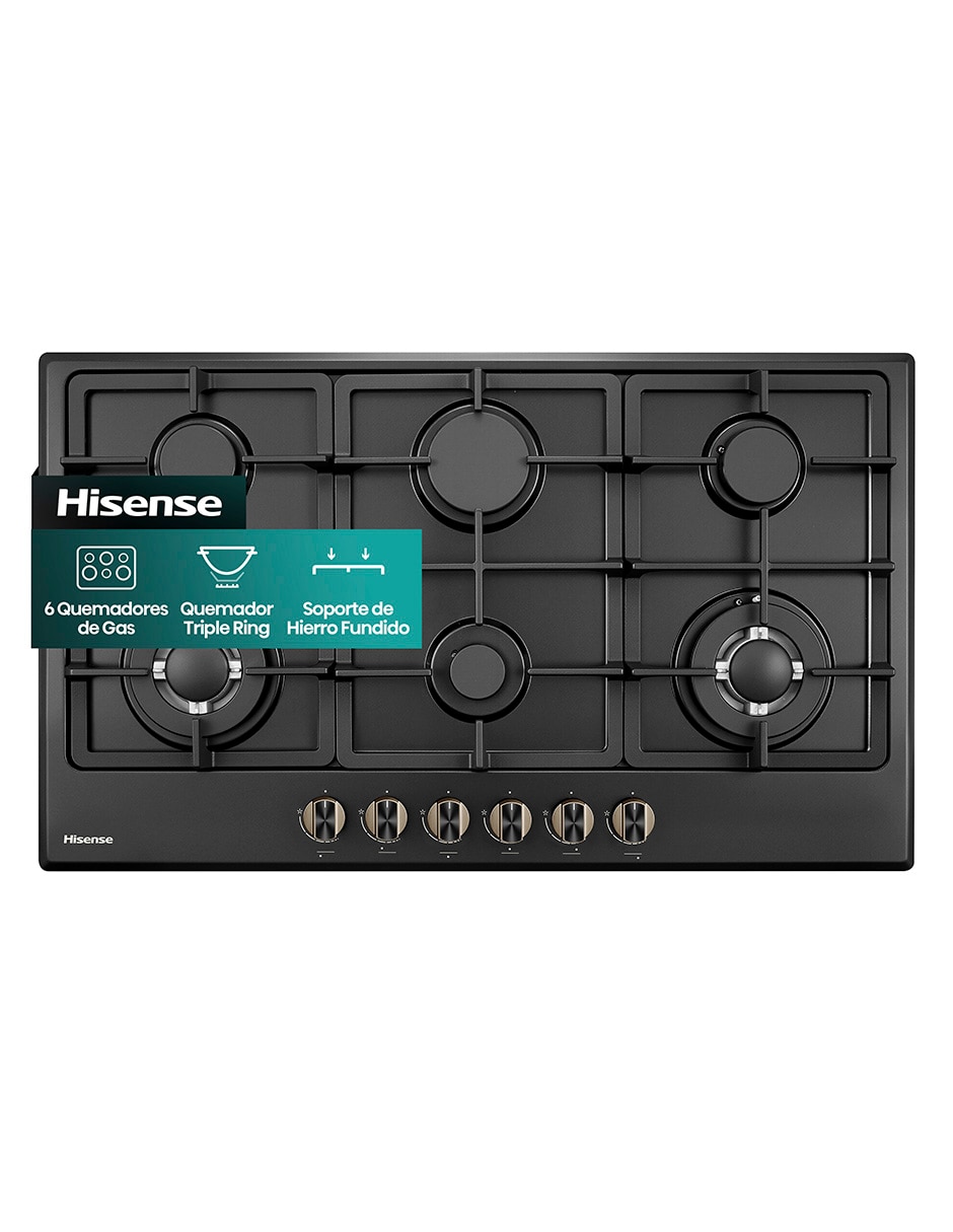 Parrilla a gas lp empotrable Hisense