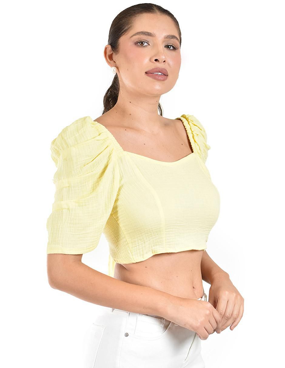 Blusa manga corta para mujer 5