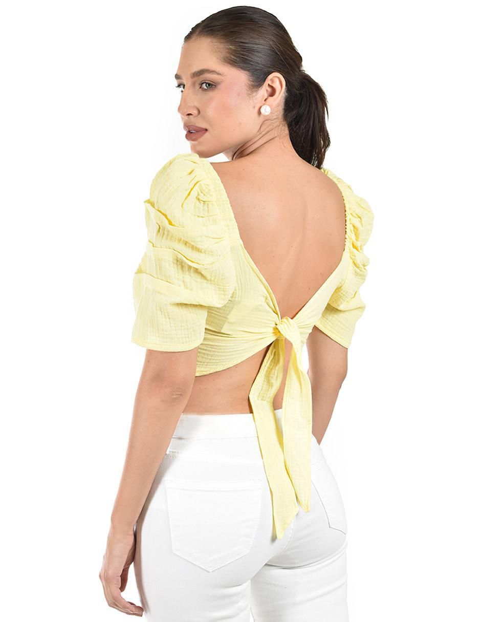Blusa manga corta para mujer 6
