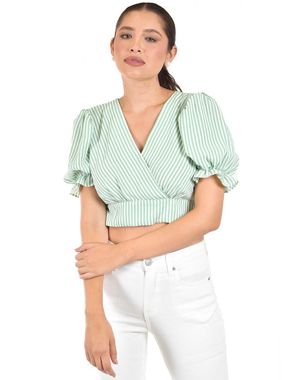 Blusa manga corta para mujer 1