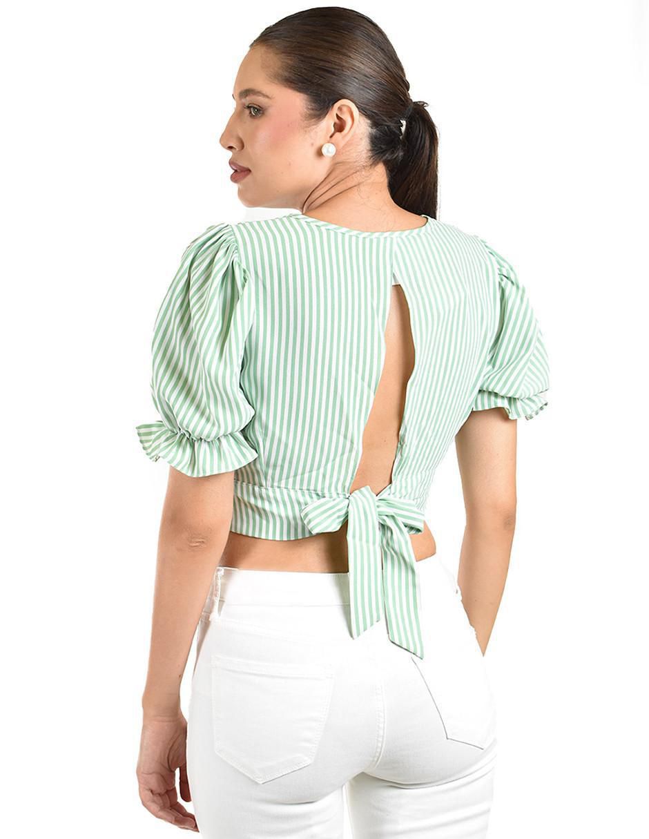 Blusa manga corta para mujer 6