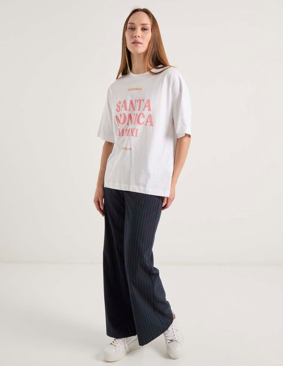 Playera manga corta cuello redondo mujer 3