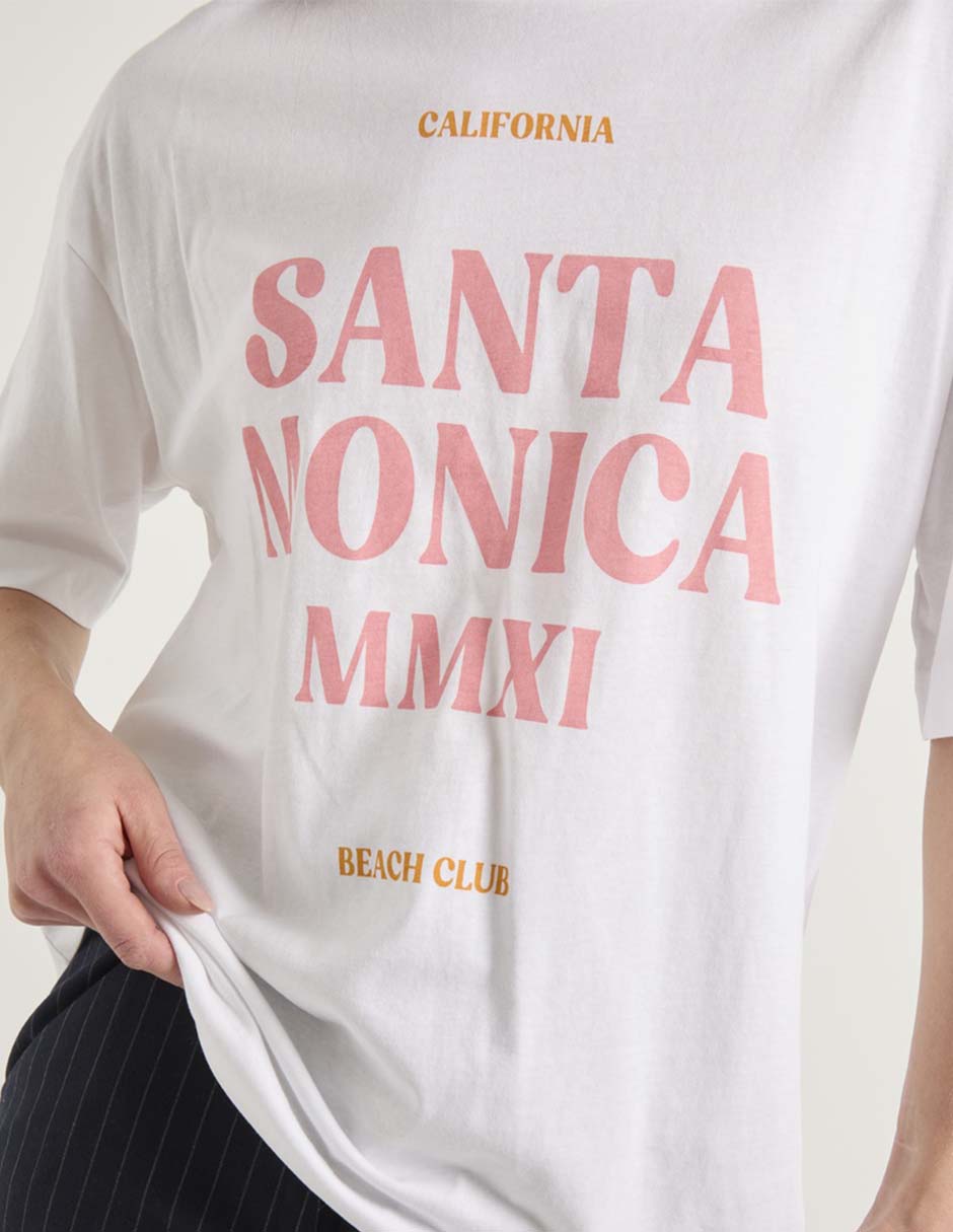 Playera manga corta cuello redondo mujer 2