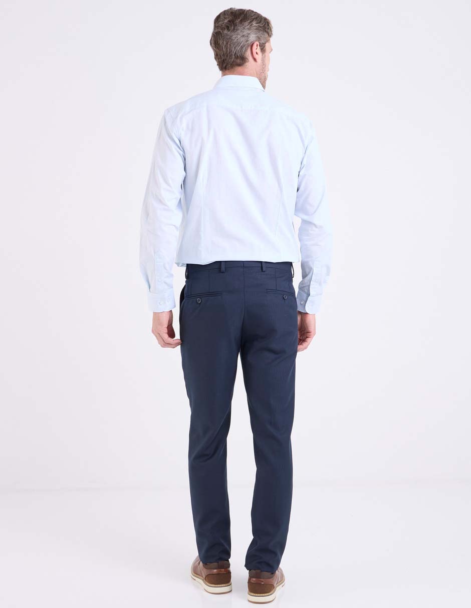 Pantalón de vestir regular para hombre 4