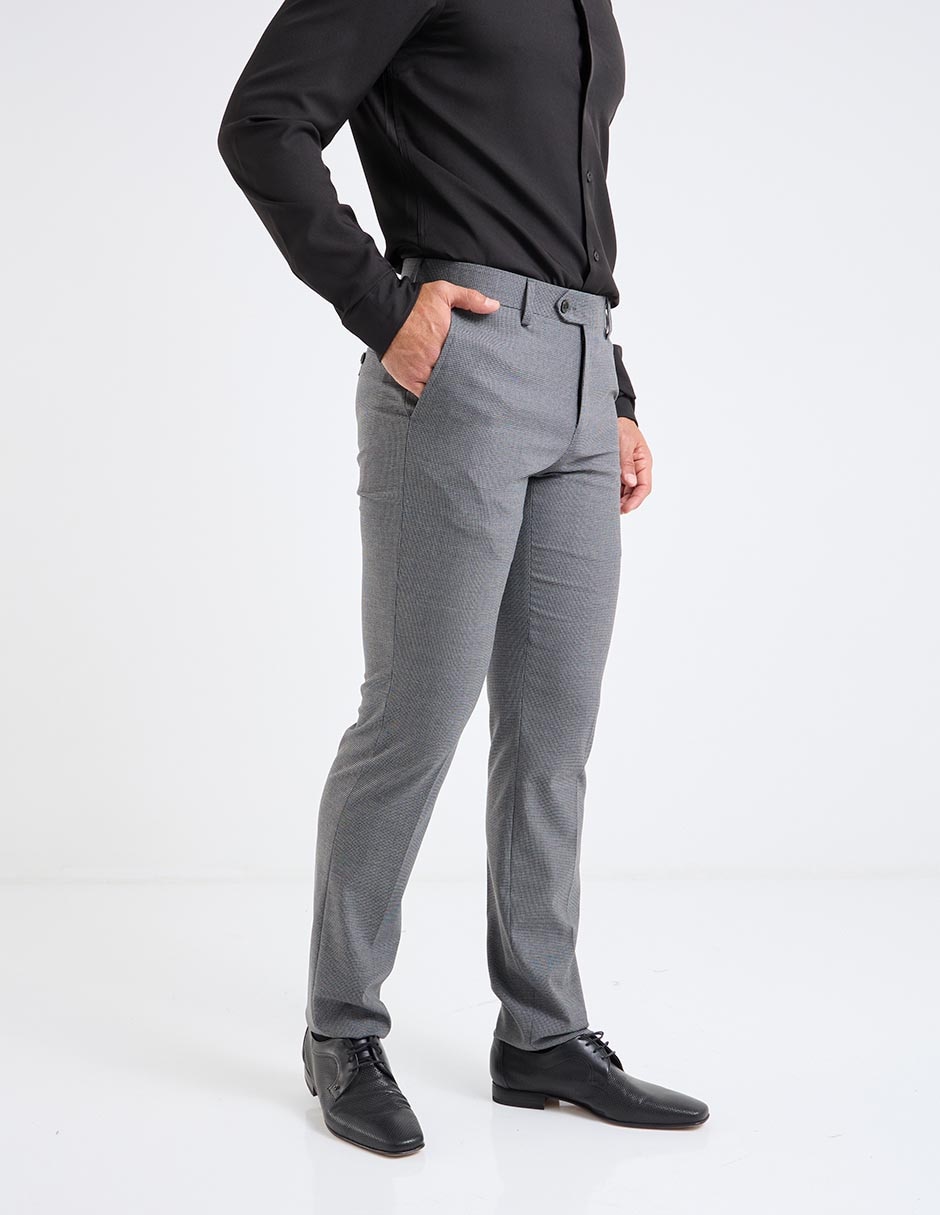 Pantalón de vestir regular para hombre 1