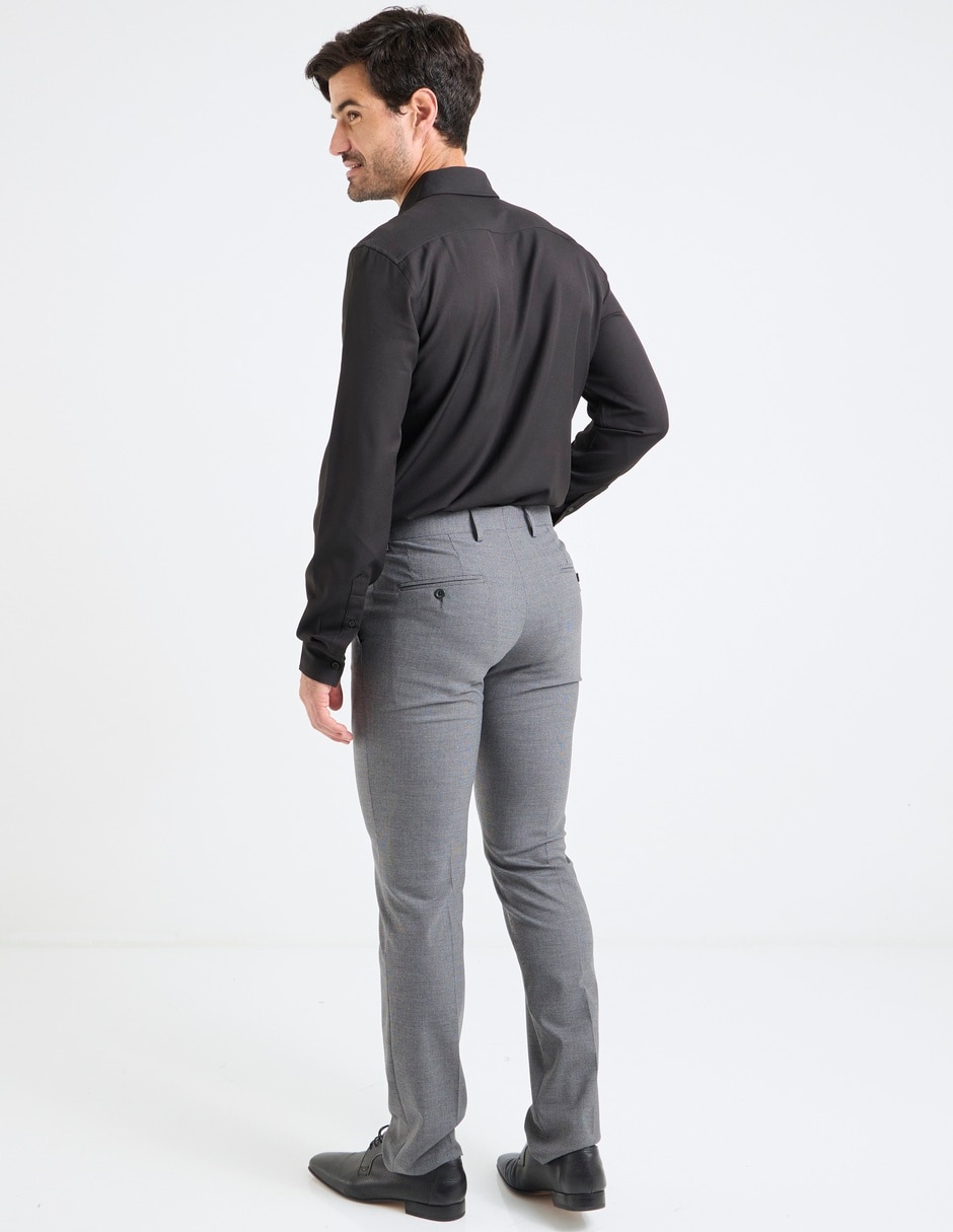 Pantalón de vestir regular para hombre 5