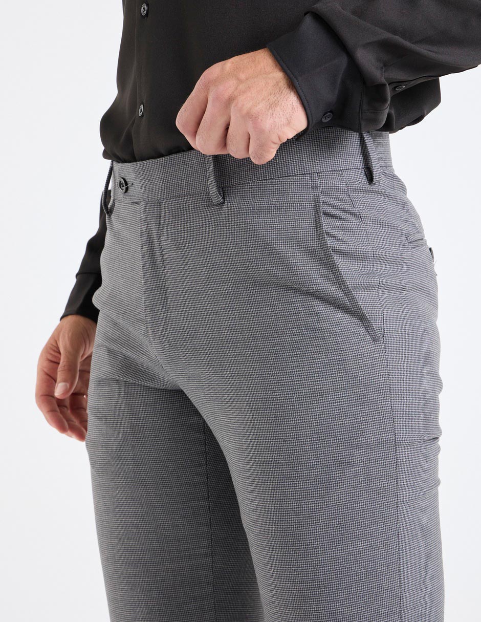 Pantalón de vestir regular para hombre 7