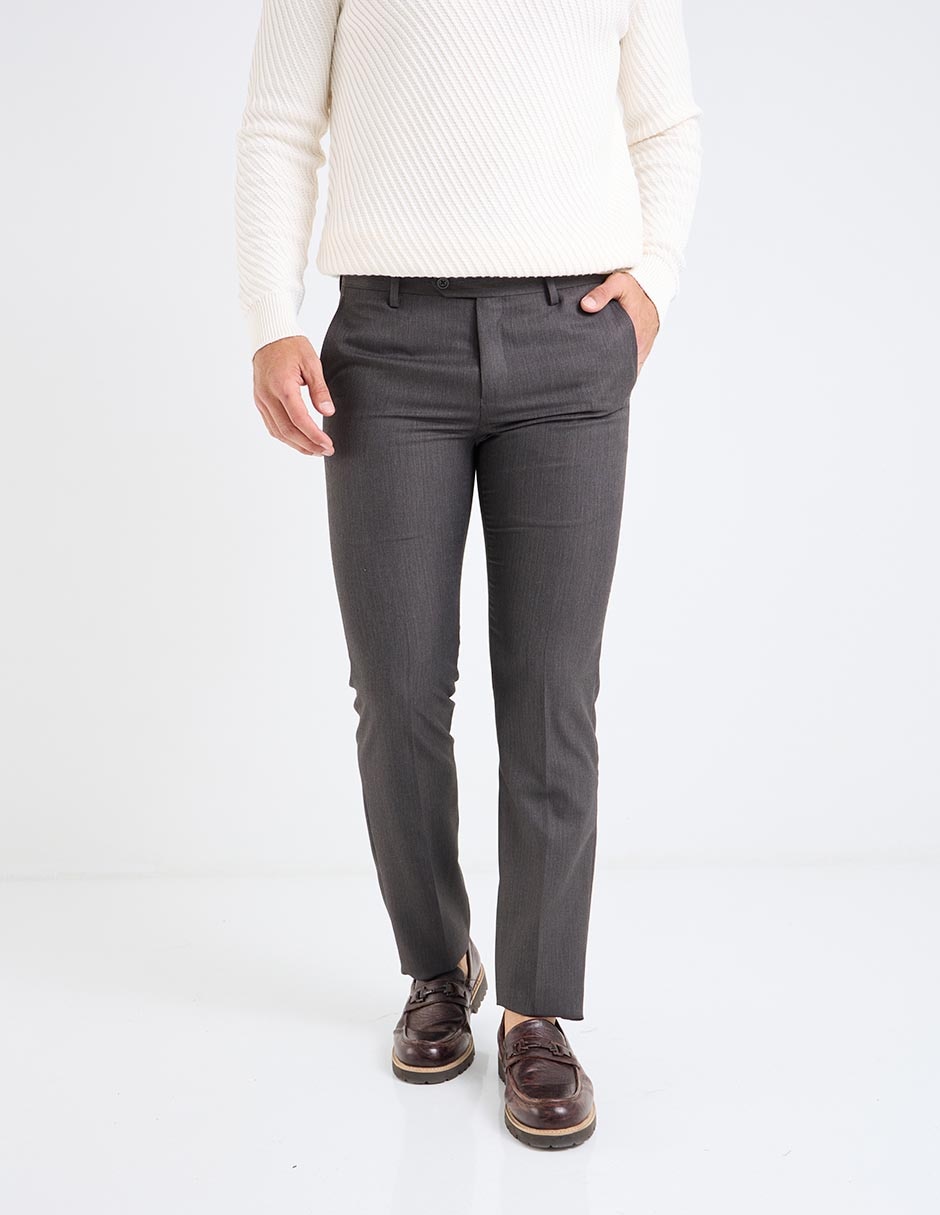 Pantalón de vestir regular para hombre 1