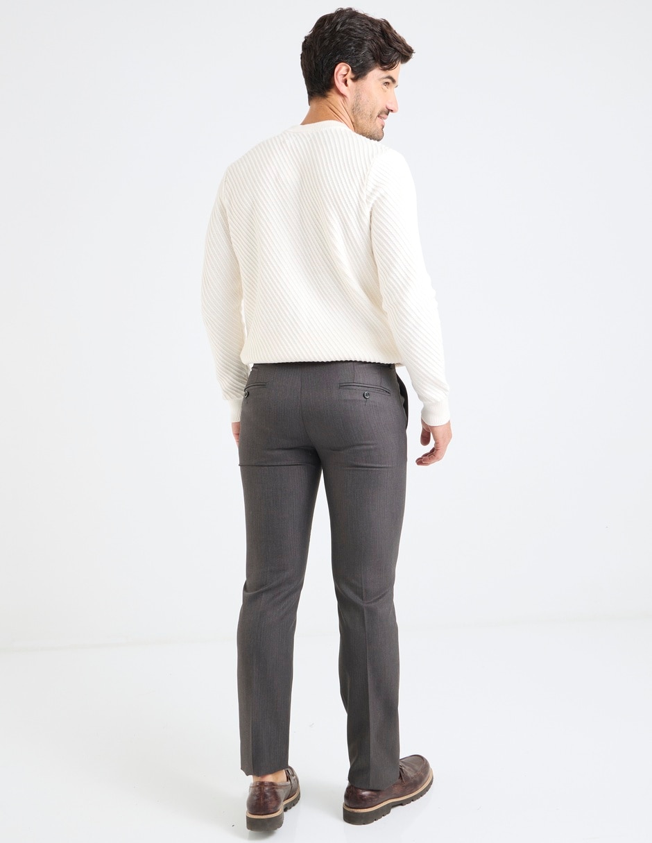 Pantalón de vestir regular para hombre 5