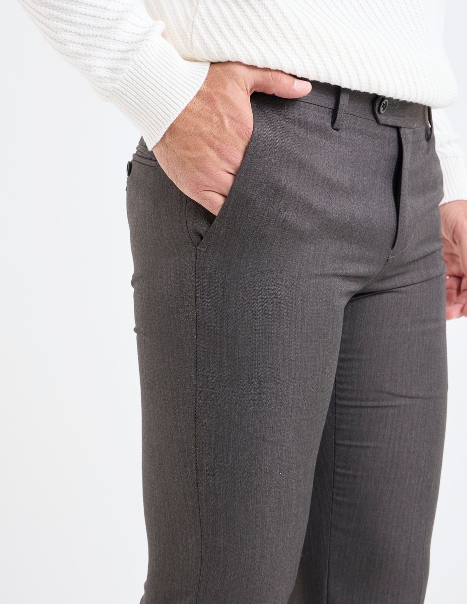 Pantalón de vestir regular para hombre 7