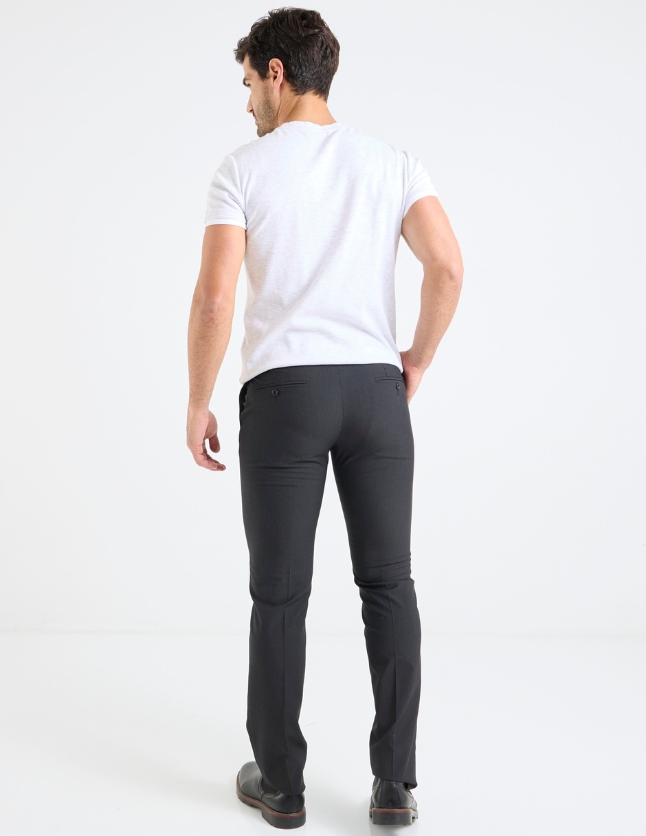 Pantalón de vestir regular para hombre 5