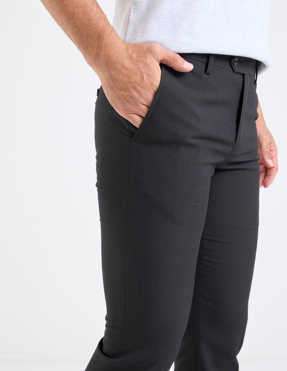 Pantalón de vestir regular para hombre 7