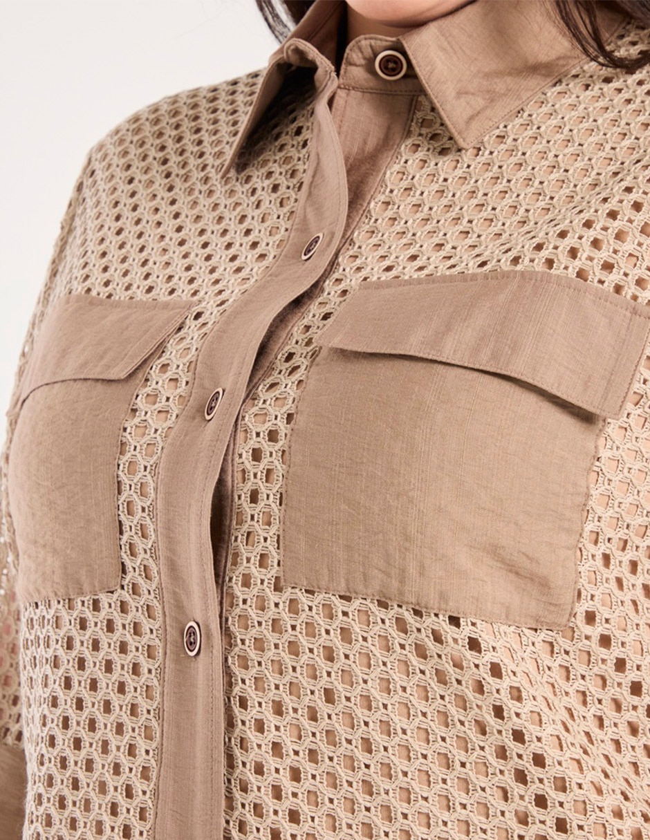 Blusa manga 3/4 para mujer 7